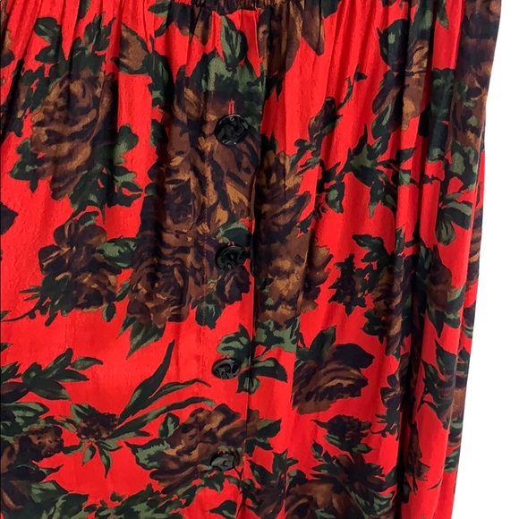 red off the shoulder dress from Zara size large - Picture 2 of 6